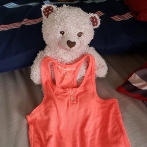 Zara ribbed tank Orange